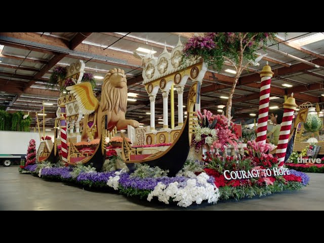 2022 Donate Life Rose Parade Float Time Lapse