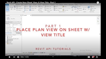 Revit API - Create New Sheet, View, & View Title - Part 1