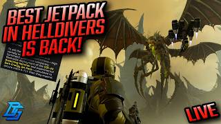 🔴 Helldivers 2: BEST JETPACK IN THE GAME RETURNS WITH NEW ORDERS! DARK ENERGY JETPACK! #helldivers2