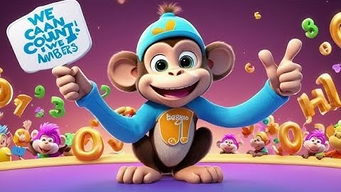 five little monkeys jump and count | counting song for kids | fun number rhyme with rhyme zoo