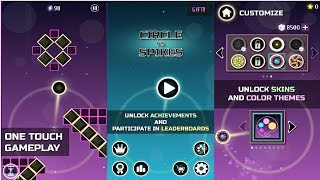 Circle vs Spikes: avoid obstacles Android Gameplay