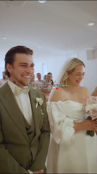 wie schnell die Zeit vergangen ist #hochzeit #hochzeitstag