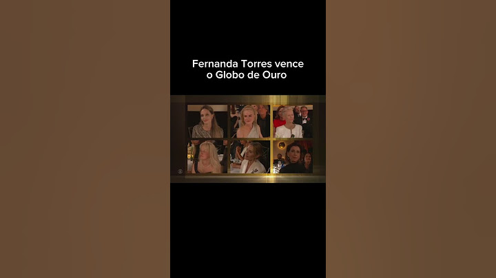 O momento HISTÓRICO em que #FernandaTorres leva o Globo de Ouro de Melhor Atriz! #GoldenGlobes