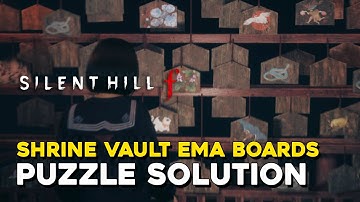 Silent Hill f Shrine Vault Ema Boards Puzzle Solution (All Difficulties)