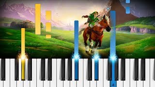 Video thumbnail of "Gerudo Valley - The Legend of Zelda: Ocarina of Time - EASY Piano Tutorial"