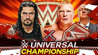 Wwe extreme rules 2017 brock lesnar vs roman reigns universal
championship 2k17 match might win the fatal 5 way challenge and i...