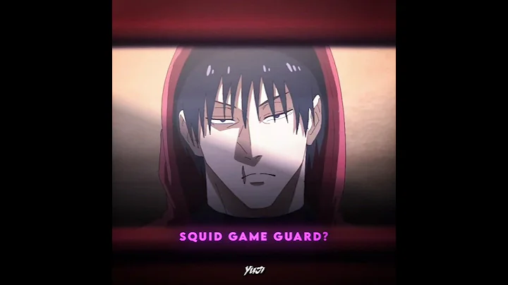 Toji Became Squid Game Guard 😳☠️ || Jujutsu kaisen #toji