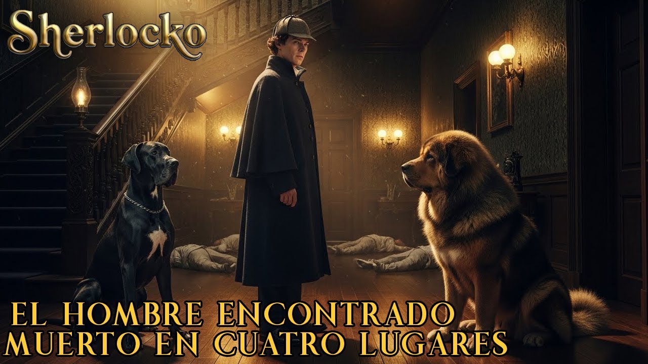 Sherlock Holmes y el hombre encontrado muerto en cuatro lugares