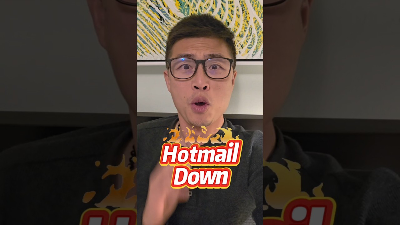 Hotmail is not working 😕 