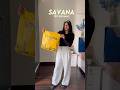 Savana parcel Unboxing •einter wear items