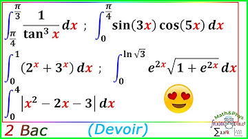 Calcul Intégrale - Primitive et Calcul Intégrale - 2 Bac - [Exercice 26]