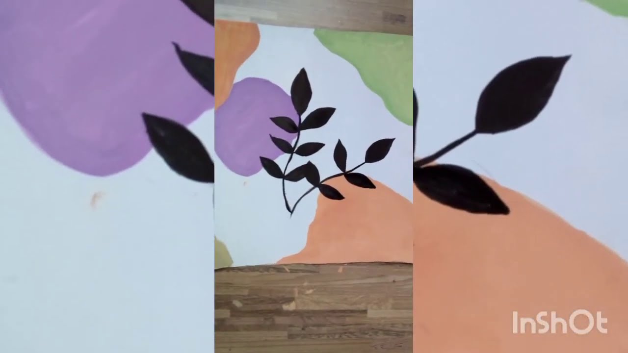 Easy and beautiful abstract painting - YouTube