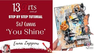 'You Shine' by Emma Zappone for DT @13artsyoutube