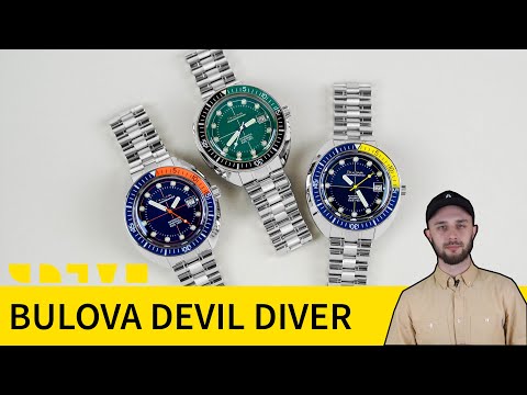 Bulova Devil Diver часы не для суеверных