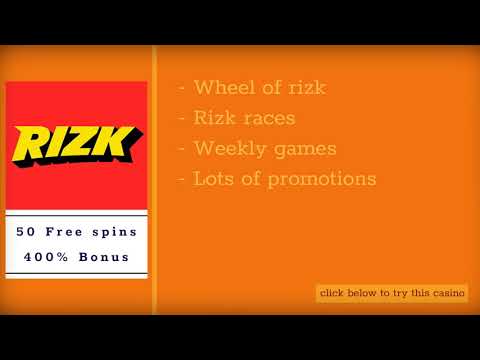 Spill kasino på nett med Rizk Kazino - Norges beste valg!