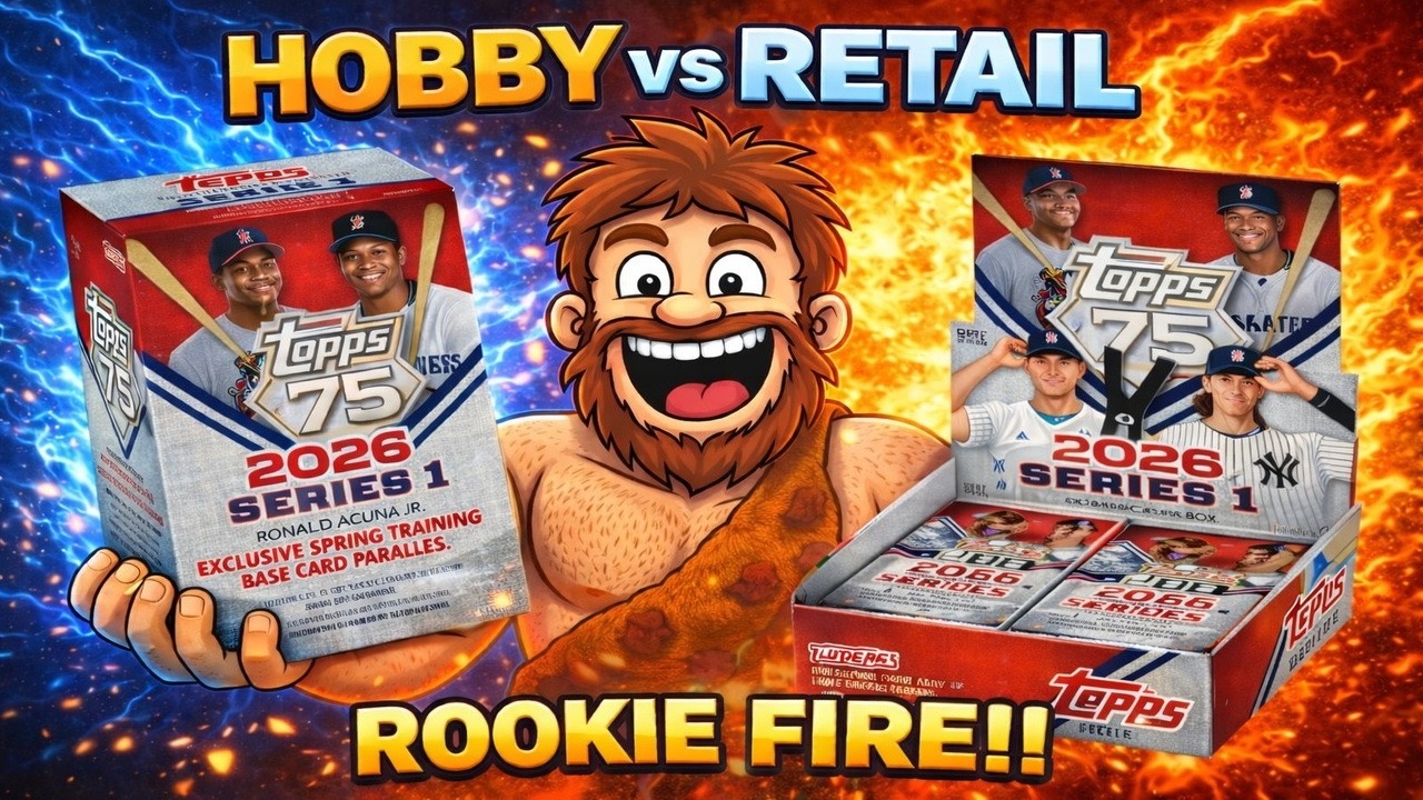 Hobby vs Retail Showdown… MASSIVE Topps Series 1 Rookie Hits!