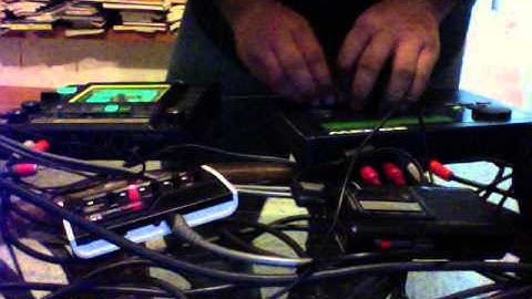 Kaossilator Pro + Monotron + Alesis Wedge