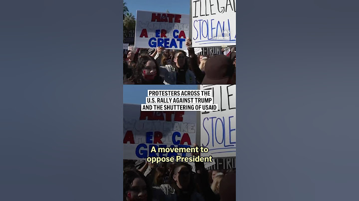 Protesters across the U.S. rally against Trump and the shuttering of USAID