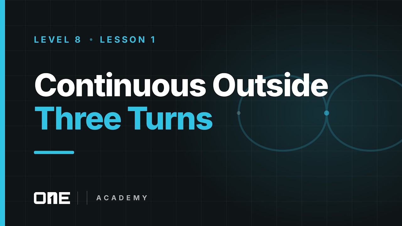 ONE Academy Level 8 Lesson 1 Continuous Outside Three Turns
