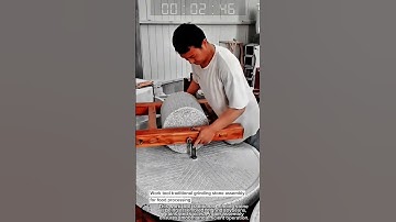 Work tool traditional grinding stone assembly for food processing