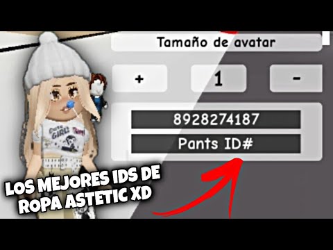 TODOS ID DE ROUPAS E ACESSÓRIOS +20 CÓDIGOS DE ID DE ROUPA PARA BROOKHAVEN  🏡 RP ROBLOX🤩 