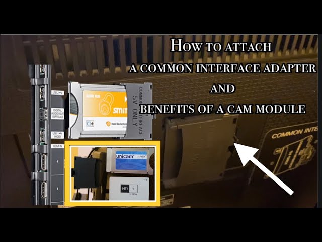 How to attach a Common interface adapter and benefits of using a