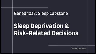 Gened 1038: Capstone Presentation