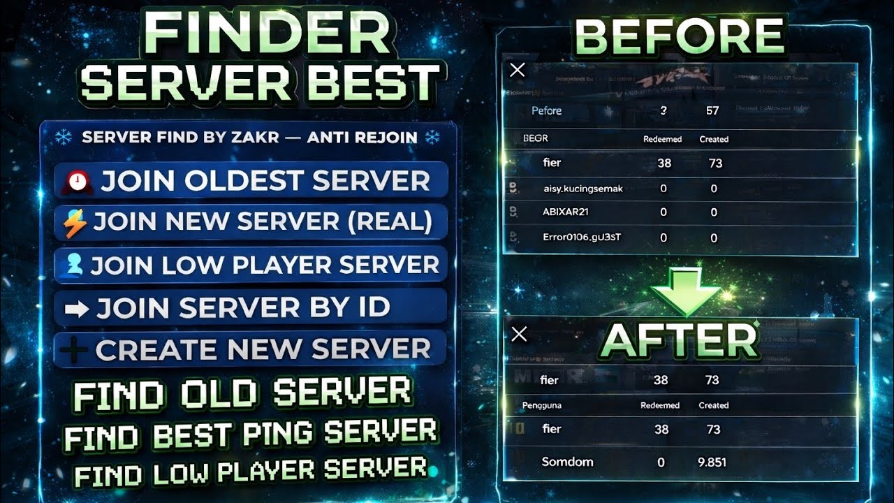 [UNIVERSAL HELPER SCRIPT] Universal Script - Finder Server - YouTube