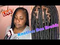 How to do Knotless Box braids step by step | Beginners | Protective Style