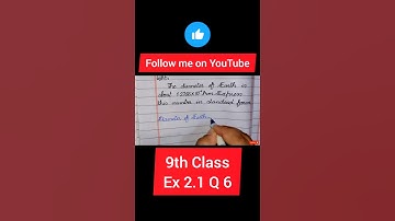 class 9 maths exercise 2.1 question 6 new book 2025