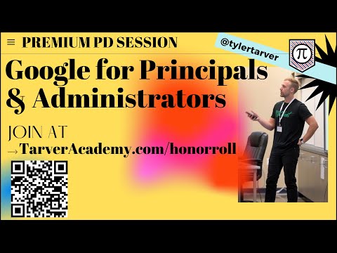 Google for Principals and Administrators // PREMIUM PD