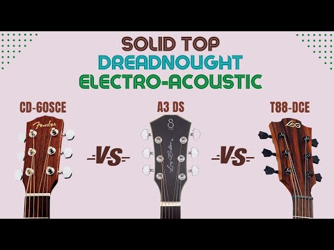 Guitare folk électro-acoustique LAG T88DCE