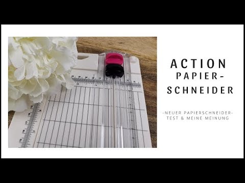 #Actionpapierschneider ~Neuer Action Papierschneider ~ Unboxing & Test