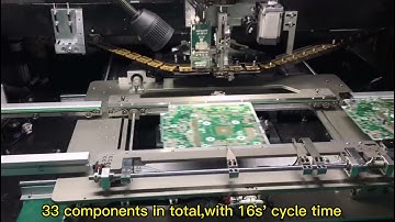 16s for S3010A Radial Insertion Machine to insert 33 components into a PCB