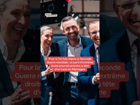 Un parti d’extrême droite pourrait prendre la tête d’un Land en Allemagne