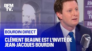 Clément Beaune face à Jean-Jacques Bourdin en direct