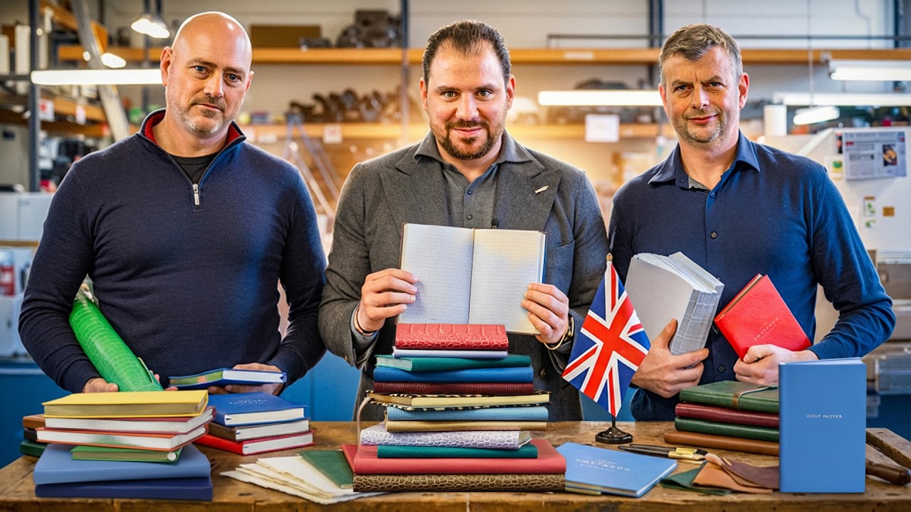 Как на самом деле производятся роскошные блокноты.