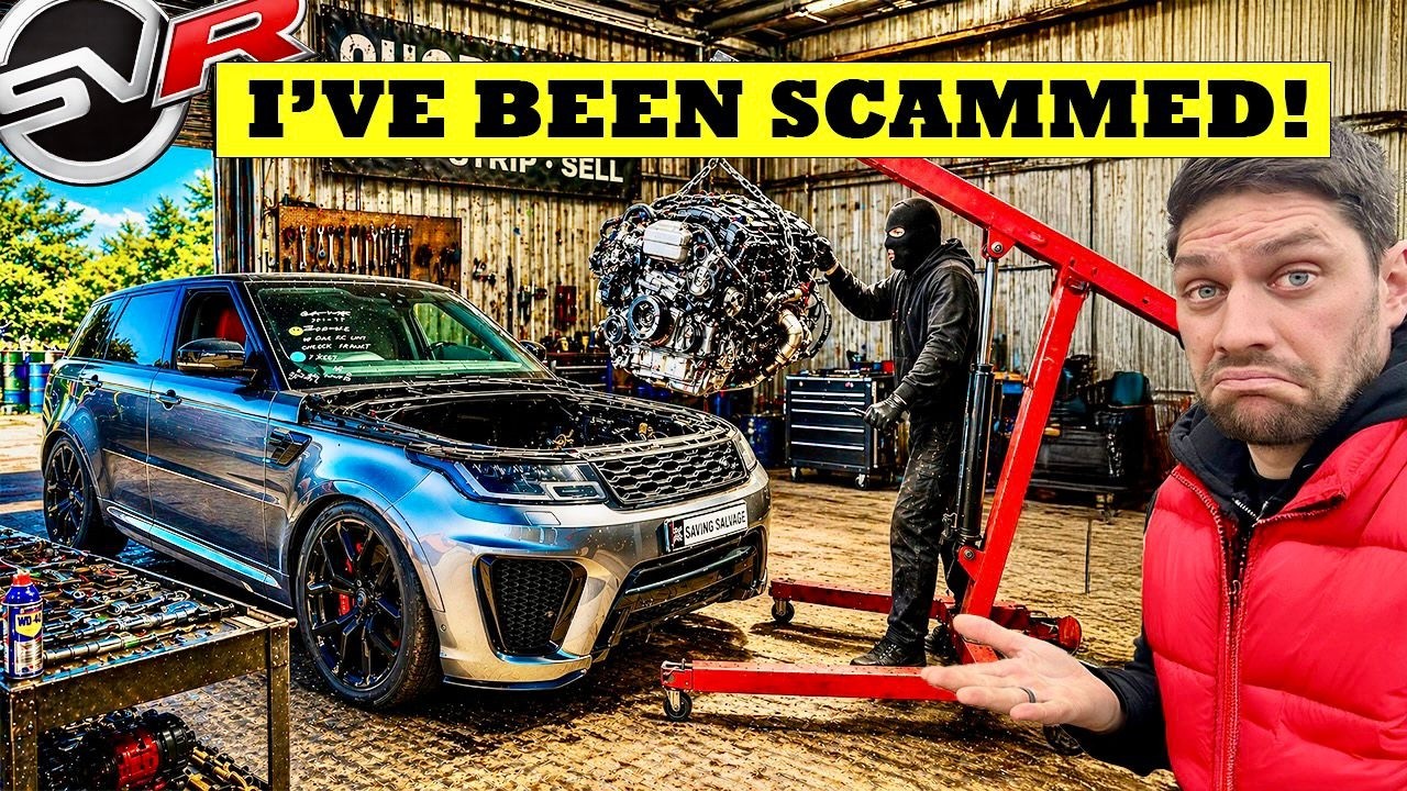THIS RANGE ROVER SVR HAS BEEN 'DOCTORED' AT AUCTION!...