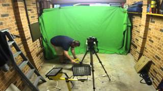 University of Trials Semester 1 - Green Screen set up