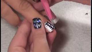 Herringbone Nail Art