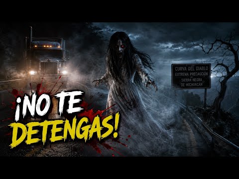 SOY TRAILERO Y VI A LA LLORONA EN LA CURVA DEL DIABLO DE MICHOACÁN 