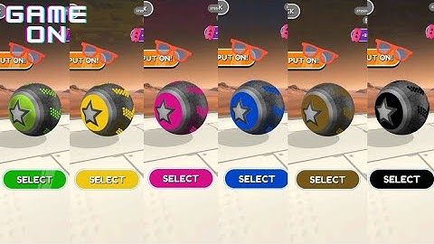 The insane Arrow ball of 6 different colors super speedRun Yellow, pink , blue brown black green