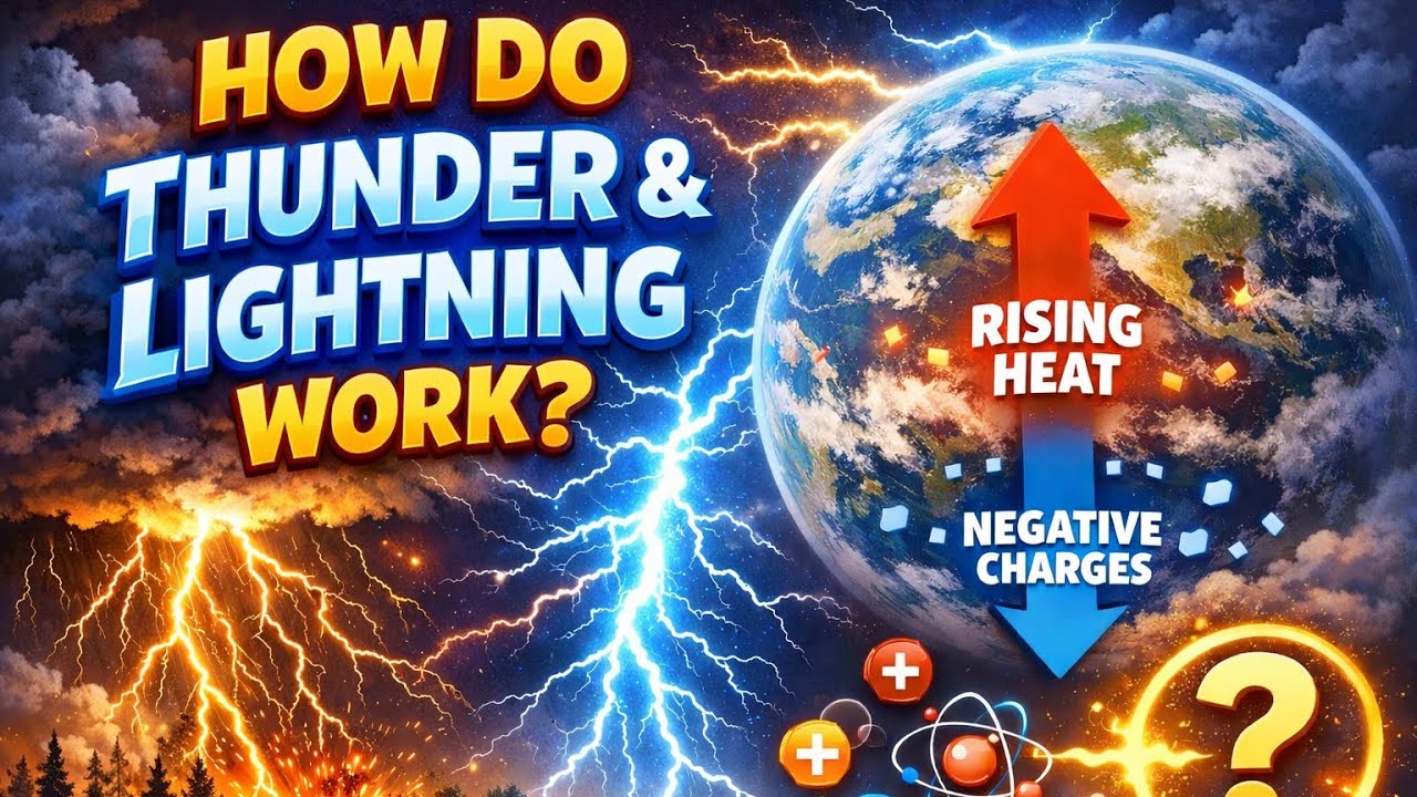 How Do Thunder and Lightning Work || Lightning and Thunder ⚡⛈️⚡⛈️⚡⛈️⚡⛈️ ...