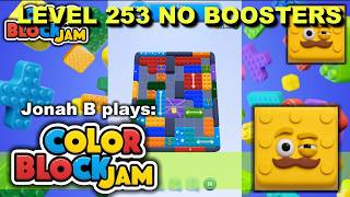 Color Block Jam Level 253 No Boosters