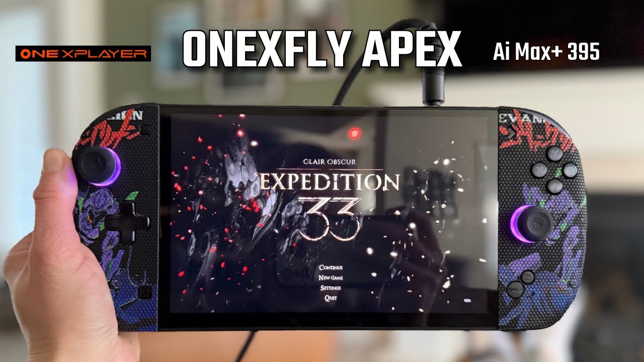 Onexplayer Apex Expedition 33 Gameplay (AMD 395 + 8060s) - YouTube