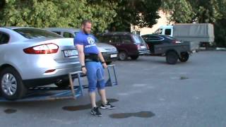 Ivan Shatovkin (SR-team). Car deadlift (training video)