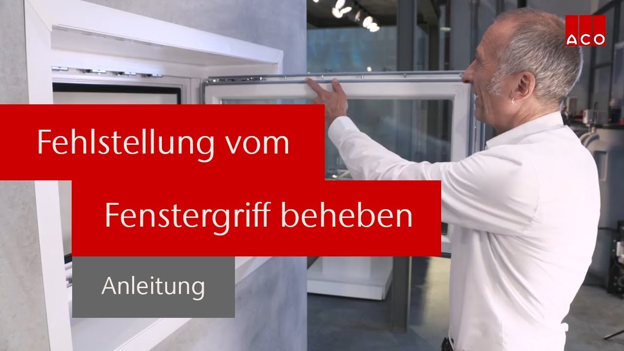 Update Fehlstellung vom Fenstergriff beheben - so geht's! Pilzzapfen herausziehen.
