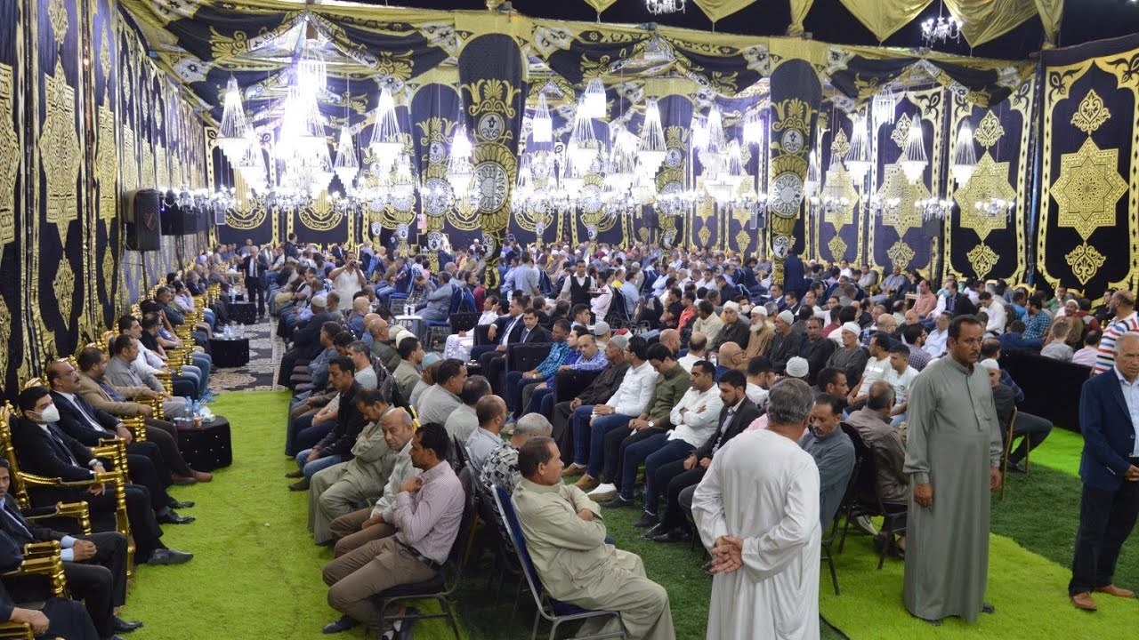 الشيخ محمود القزاز عزاء المرحوم المستشار محمود الغول قرية جناج بسيون الغربيه