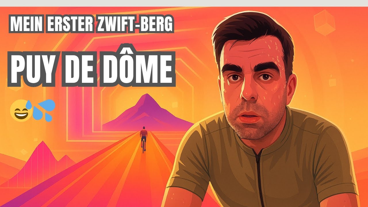 Erstes Mal Zwift Climb Portal: Puy de Dôme (913 hm | 7%)