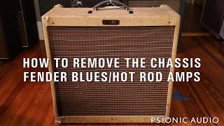 How to Remove the Chassis | Fender Blues/Hot Rod Amps